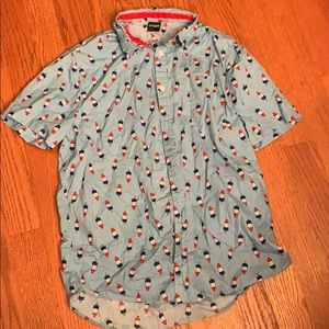 Button down popsicle summer shirt